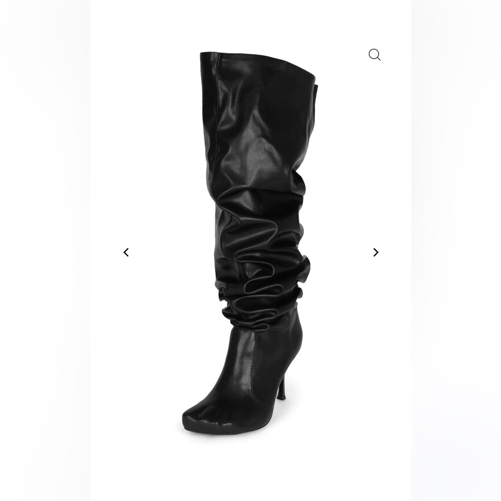 Jeffrey Campbell Black Over the Knee Boots CONFORM-02